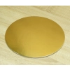 Podkład pod tort gruby 26 cm złoty czarny okrągły gładki mocny